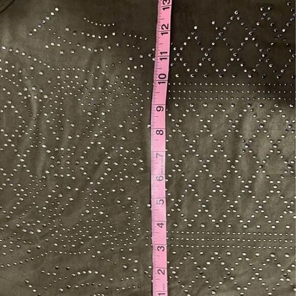 Windsor Jeweled Short Forest Green Dress Medium *read description* - Picture 7 of 8